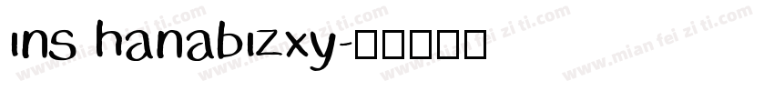 ins hanabizxy字体转换